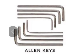 Allen keys 8pcs