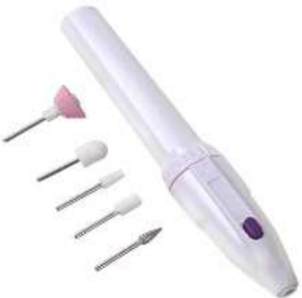 Mini electric grinder with 5pcs grinding head for 3D model processing