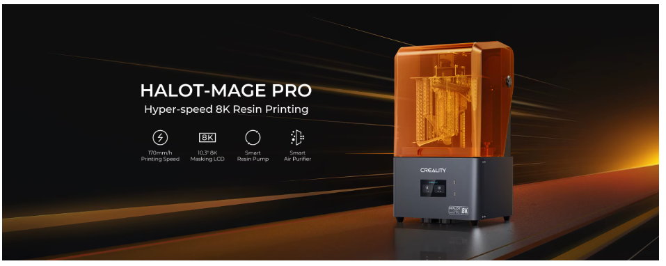 Creality HALOT MAGE PRO Resin 3D Printers 8k