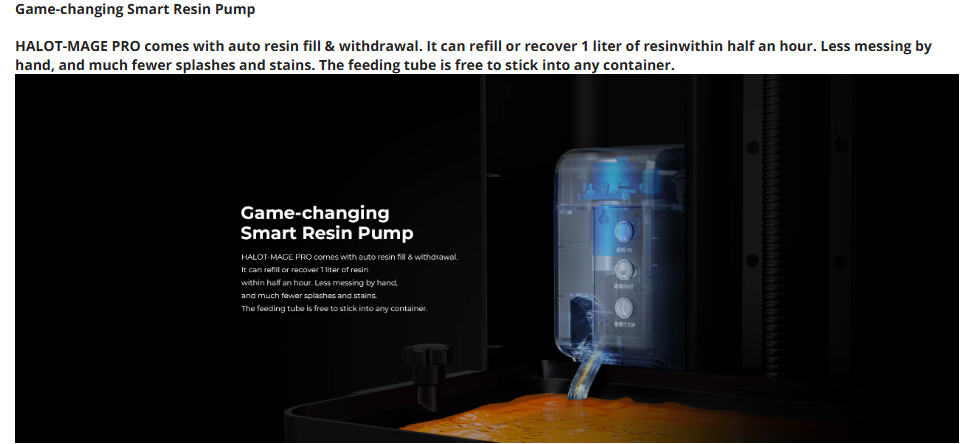 Creality HALOT MAGE PRO Resin 3D Printers 8k